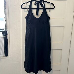 Black Athleta Halter Dress